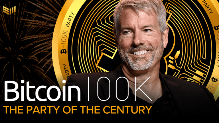 WATCH: Michael Saylor's Bitcoin $100K Party