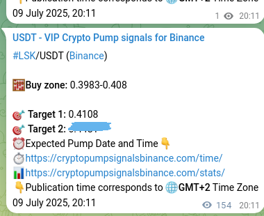 Binance pump signal proof for HIFI on 10 July 2025, 00:27
