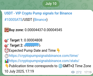 See the authenticated proof of 1000SATS's pump signal on Binance, 11 July 2025, 00:52 Authenticated proof of 1000SATS's pump signal on Binance, 11 July 2025, 00:52