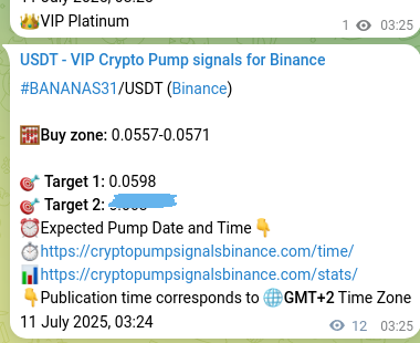 View the exchange signal confirmation for BANANAS31 on Binance, 11 July 2025, 03:41 Binance exchange signal confirmation for BANANAS31, 11 July 2025, 03:41