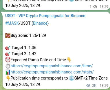 MASK pump signal verification from Binance, timestamp: 13 July 2025, 02:21