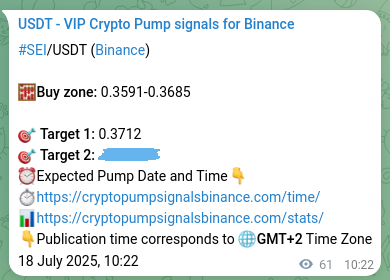 Watch the live proof of SEI pump signal on Binance, 18 July 2025, 12:02 Live proof of SEI pump signal on Binance, 18 July 2025, 12:02