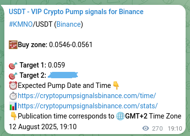 Crypto market signal proof: KMNO pump on Binance, 13 August 2025, 02:39 Crypto market signal proof: KMNO pump on Binance, 13 August 2025, 02:39