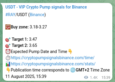 Explore the crypto market signal confirmation for RAY pump on Binance, 13 August 2025, 06:16 Crypto market signal confirmation: RAY pump on Binance, 13 August 2025, 06:16