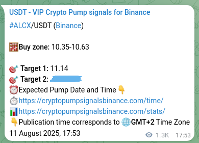 View the exchange signal confirmation for ALCX on Binance, 13 August 2025, 06:40 Binance exchange signal confirmation for ALCX, 13 August 2025, 06:40