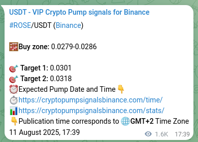 Authenticate predictive power: ROSE pump signal reliability on Binance, 13 August 2025, 14:03 Mathematical proof: ROSE pump signal confirmation on Binance, 13 August 2025, 14:03