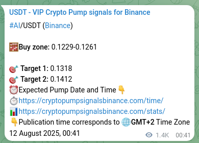 Check out the Binance pump signal proof for AI on 13 August 2025, 15:41 Binance pump signal proof for AI on 13 August 2025, 15:41