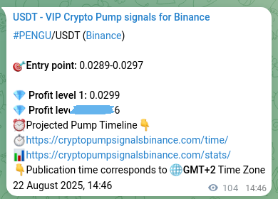 Technical authentication: PENGU signal execution proof on Binance, 22 August 2025, 17:39
