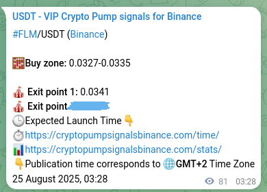 Market signal verification: FLM on Binance at 25 August 2025, 05:41