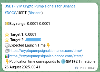 Confirm the trading signal for DOGS pump on Binance at 26 August 2025, 06:19 Trading signal confirmation: DOGS pump on Binance at 26 August 2025, 06:19