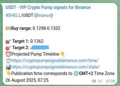 See the authenticated proof of SHELL's pump signal on Binance, 26 August 2025, 08:26 Authenticated proof of SHELL's pump signal on Binance, 26 August 2025, 08:26