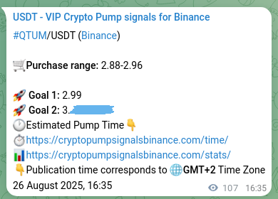 View the proof of QTUM pump signal on Binance at 26 August 2025, 19:34 Proof of QTUM pump signal on Binance at 26 August 2025, 19:34