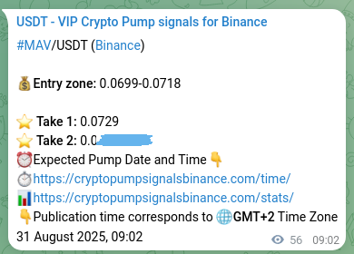 MAV pump signal confirmation from Binance, timestamp: 31 August 2025, 10:30