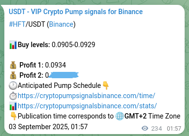 Crypto market signal proof: HFT pump on Binance, 03 September 2025, 08:23