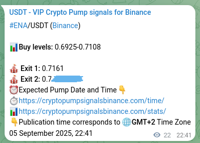 ENA pump signal verification from Binance, timestamp: 05 September 2025, 23:13
