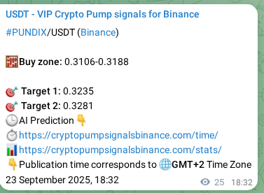 Backtesting proof: PUNDIX signal historical accuracy on Binance, 23 September 2025, 19:19