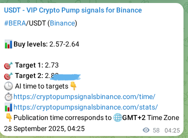 Binance trading signal proof for ZRO pump, 28 September 2025, 06:00