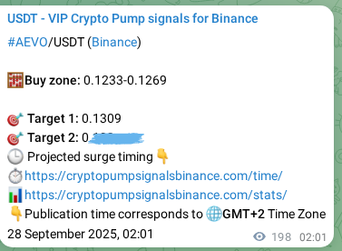 Real-time proof of AEVO pump signal on Binance, 28 September 2025, 07:32