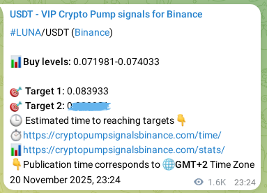 Discover the authenticated LUNA pump signal on Binance, 22 November 2025, 18:38 Authenticated LUNA pump signal on Binance, 22 November 2025, 18:38