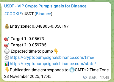 Verify technical execution: COOKIE signal performance proof on Binance, 27 November 2025, 21:16 Technical authentication: COOKIE signal execution proof on Binance, 27 November 2025, 21:16