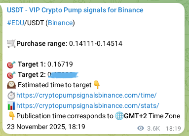 Confirm mathematical precision: EDU trading signal proof on Binance, 27 November 2025, 22:04 Systematic verification: EDU trading signal accuracy on Binance, 27 November 2025, 22:04