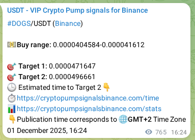 Crypto market signal proof: DOGS pump on Binance, 02 December 2025, 13:39 Crypto market signal proof: DOGS pump on Binance, 02 December 2025, 13:39