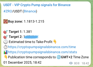 Discover the authenticated ZRO pump signal on Binance, 02 December 2025, 17:06 Authenticated ZRO pump signal on Binance, 02 December 2025, 17:06