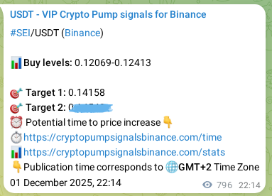 View the proof of SEI pump signal on Binance at 02 December 2025, 20:17 Proof of SEI pump signal on Binance at 02 December 2025, 20:17