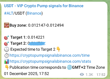 Learn about the ALT pump signal confirmation from Binance, 03 December 2025, 04:42 ALT pump signal confirmation from Binance, timestamp: 03 December 2025, 04:42