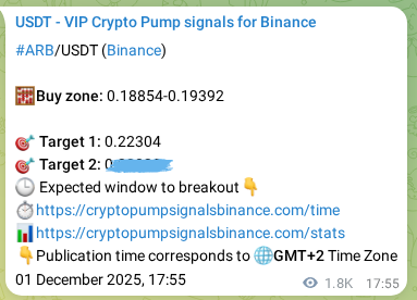 Explore the ARB pump signal verification from Binance, timestamp: 03 December 2025, 20:02 ARB pump signal verification from Binance, timestamp: 03 December 2025, 20:02