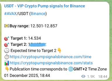 Real-time proof of AVAX pump signal on Binance, 03 December 2025, 23:32 Real-time proof of AVAX pump signal on Binance, 03 December 2025, 23:32