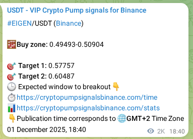 Binance pump signal data for EIGEN at 04 December 2025, 03:15 Binance pump signal data for EIGEN at 04 December 2025, 03:15