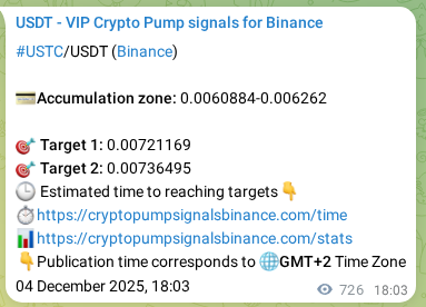 Binance exchange signal proof for USTC, 05 December 2025, 14:13 Binance exchange signal proof for USTC, 05 December 2025, 14:13