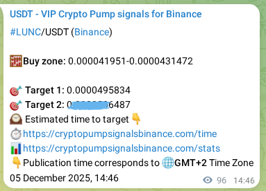 Discover the authenticated LUNC pump signal on Binance, 05 December 2025, 17:13 Authenticated LUNC pump signal on Binance, 05 December 2025, 17:13