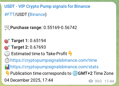 Access the Binance pump signal verification for FTT at 05 December 2025, 21:09 Binance pump signal verification for FTT at 05 December 2025, 21:09