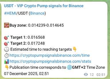 Explore the HEMI pump signal verification from Binance, timestamp: 07 December 2025, 03:11 HEMI pump signal verification from Binance, timestamp: 07 December 2025, 03:11