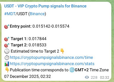 Binance trading signal proof for MDT pump, 07 December 2025, 08:51 Binance trading signal proof for MDT pump, 07 December 2025, 08:51
