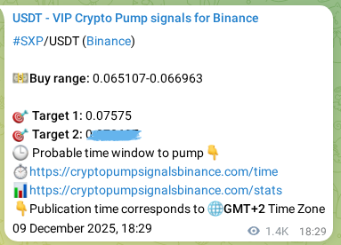 View the proof of SXP pump signal on Binance at 11 December 2025, 08:46 Proof of SXP pump signal on Binance at 11 December 2025, 08:46