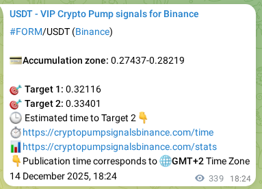 Explore the FORM pump signal verification from Binance, timestamp: 15 December 2025, 03:49 FORM pump signal verification from Binance, timestamp: 15 December 2025, 03:49