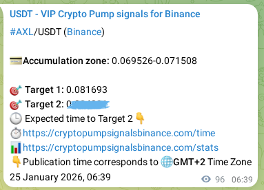 Binance exchange signal proof for AXL, 25 January 2026, 08:46 Binance exchange signal proof for AXL, 25 January 2026, 08:46