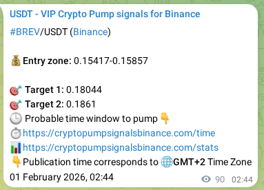 Binance exchange signal proof for BREV, 01 February 2026, 05:12