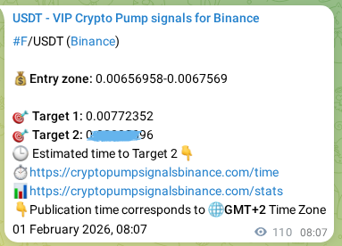 F pump verification image from Binance, 01 February 2026, 10:18