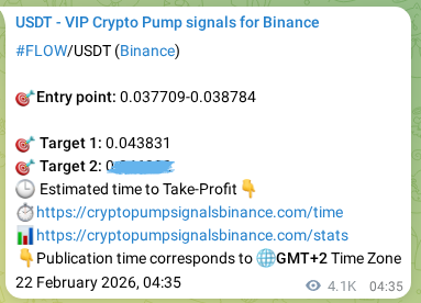 Market signal verification: FLOW on Binance at 27 February 2026, 12:02
