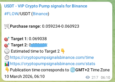 Learn about the FLOW pump signal confirmation from Binance, 10 March 2026, 12:12 FLOW pump signal confirmation from Binance, timestamp: 10 March 2026, 12:12