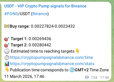 Confirm mathematical precision: POND trading signal proof on Binance, 12 March 2026, 13:02 Systematic verification: POND trading signal accuracy on Binance, 12 March 2026, 13:02