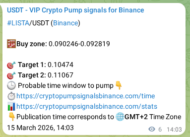 Market signal verification: LISTA on Binance at 15 March 2026, 14:09 Market signal verification: LISTA on Binance at 15 March 2026, 14:09