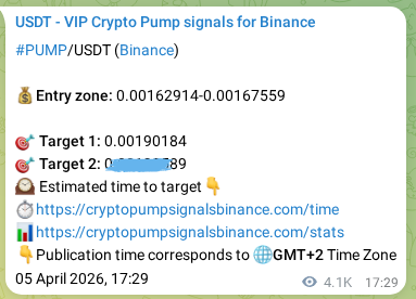 See the authenticated proof of PUMP's pump signal on Binance, 11 April 2026, 21:11 Authenticated proof of PUMP's pump signal on Binance, 11 April 2026, 21:11