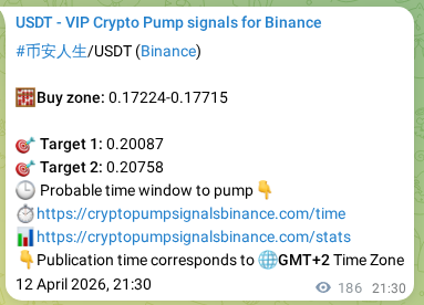 Binance pump signal proof for 币安人生 on 13 April 2026, 02:25