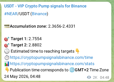 Binance exchange signal proof for NEAR, 26 May 2026, 12:49 Binance exchange signal proof for NEAR, 26 May 2026, 12:49
