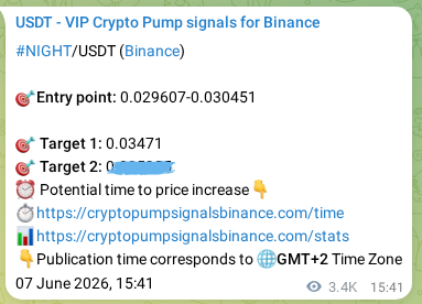 Market signal verification: NIGHT on Binance at 11 June 2026, 13:47